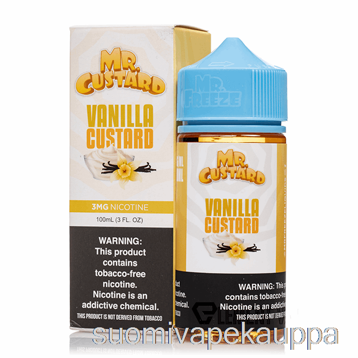 Vape Suomi Vaniljakastike - Mr Vaniljakastike - 100ml 3mg